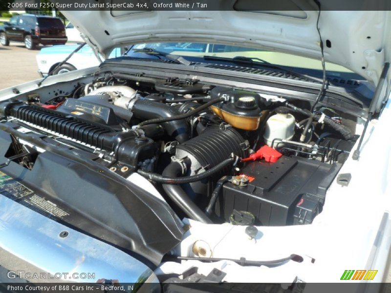 Oxford White / Tan 2006 Ford F250 Super Duty Lariat SuperCab 4x4