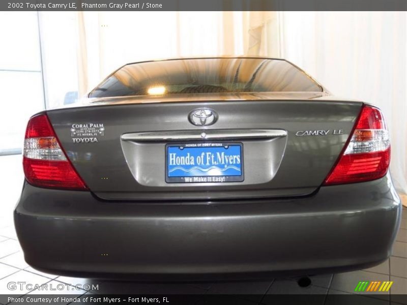 Phantom Gray Pearl / Stone 2002 Toyota Camry LE