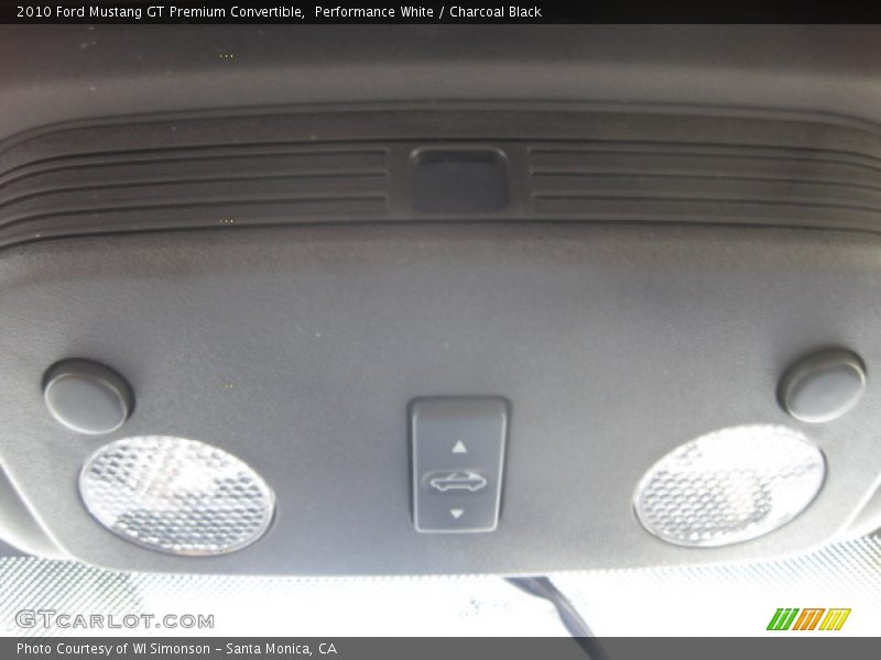 Performance White / Charcoal Black 2010 Ford Mustang GT Premium Convertible