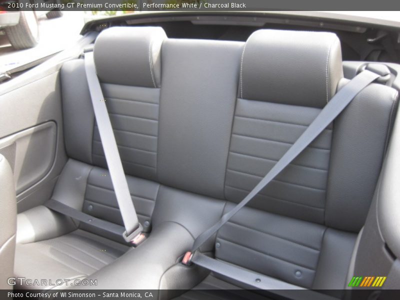 Performance White / Charcoal Black 2010 Ford Mustang GT Premium Convertible