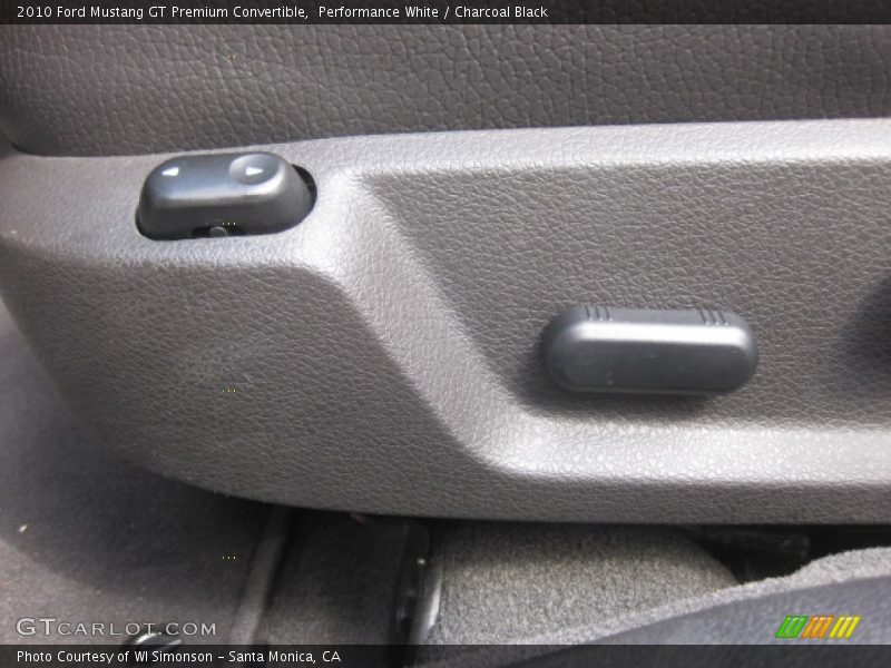 Performance White / Charcoal Black 2010 Ford Mustang GT Premium Convertible