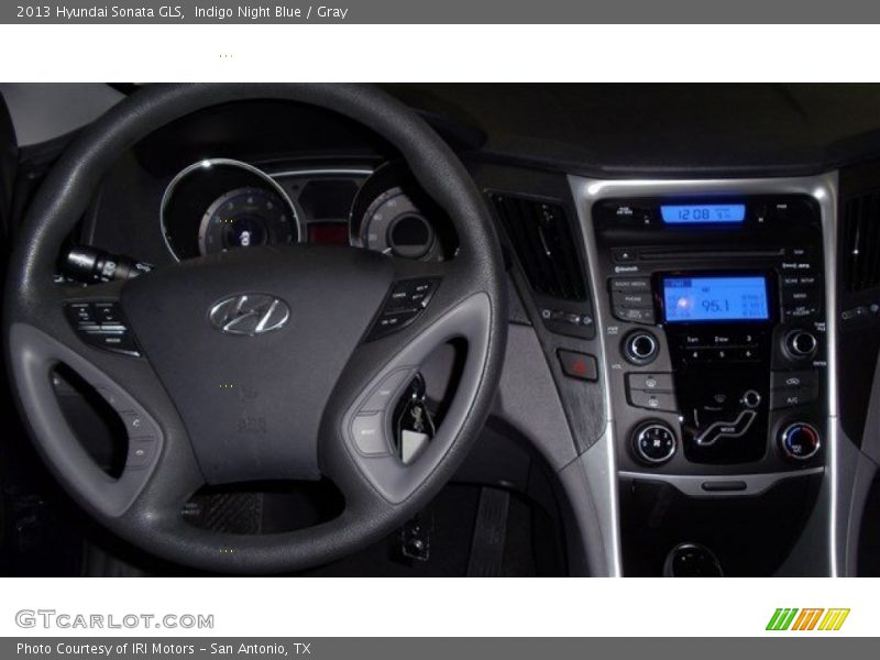 Indigo Night Blue / Gray 2013 Hyundai Sonata GLS