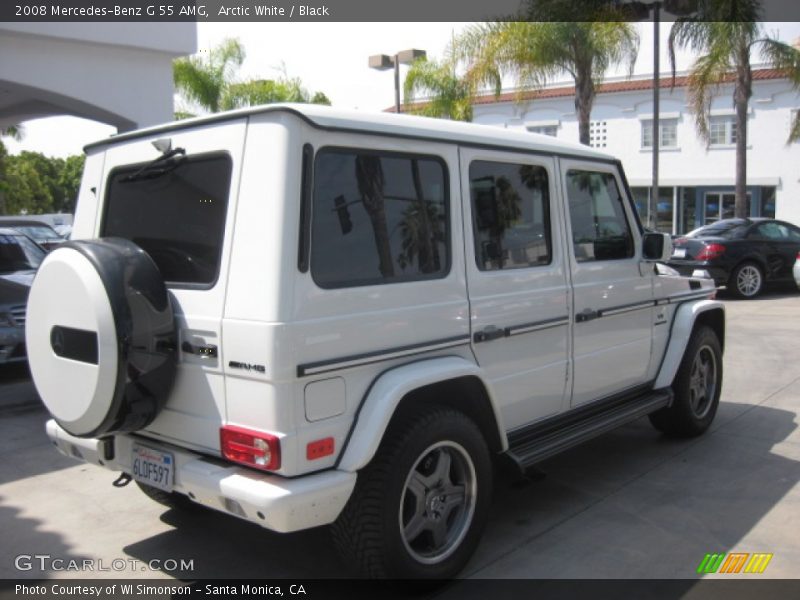 Arctic White / Black 2008 Mercedes-Benz G 55 AMG