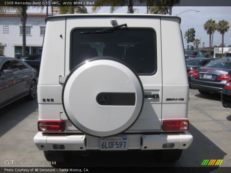 Arctic White / Black 2008 Mercedes-Benz G 55 AMG