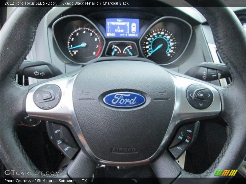 Tuxedo Black Metallic / Charcoal Black 2012 Ford Focus SEL 5-Door