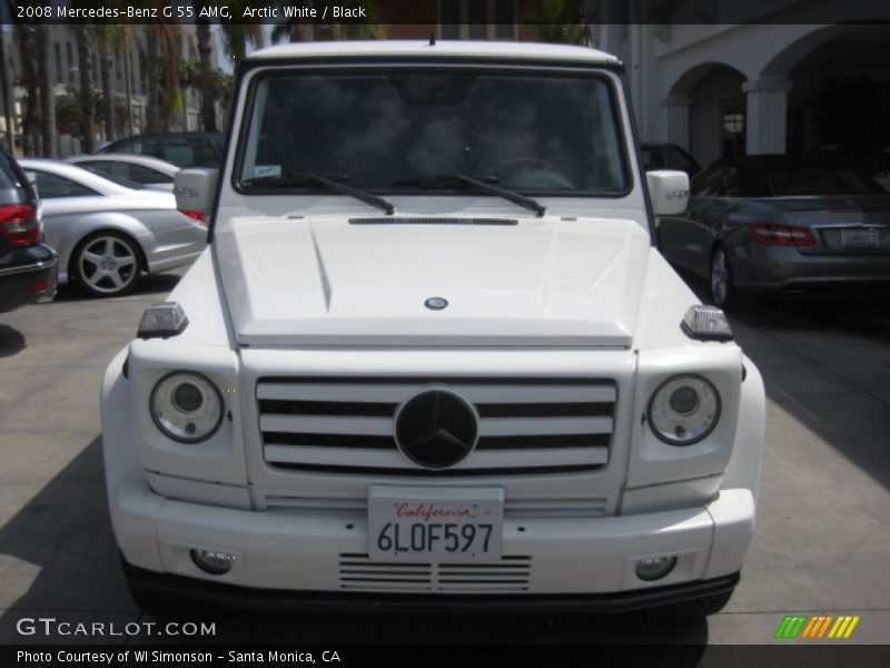 Arctic White / Black 2008 Mercedes-Benz G 55 AMG