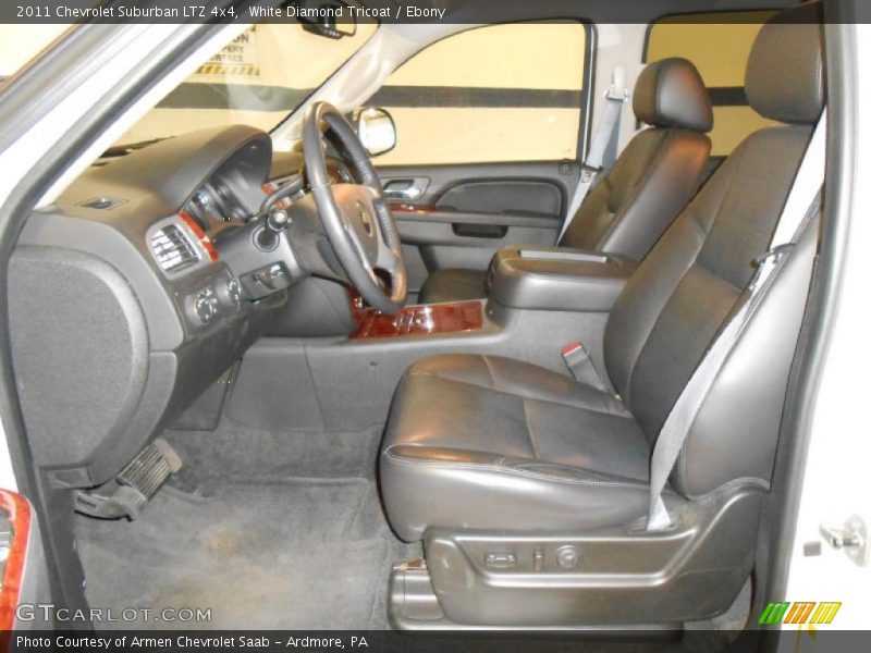 White Diamond Tricoat / Ebony 2011 Chevrolet Suburban LTZ 4x4