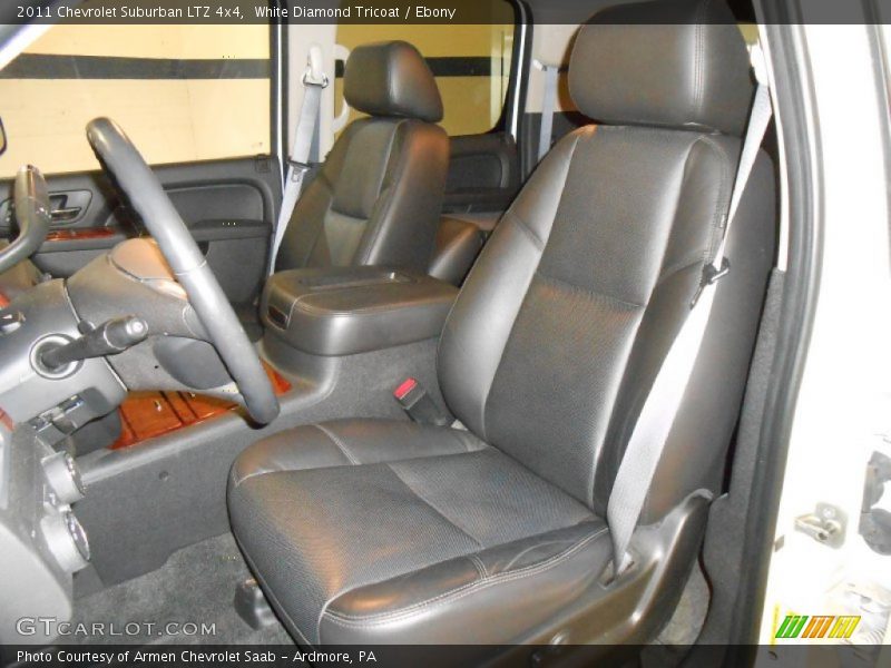 White Diamond Tricoat / Ebony 2011 Chevrolet Suburban LTZ 4x4