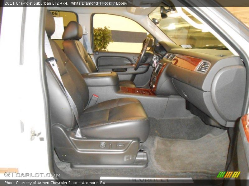 White Diamond Tricoat / Ebony 2011 Chevrolet Suburban LTZ 4x4