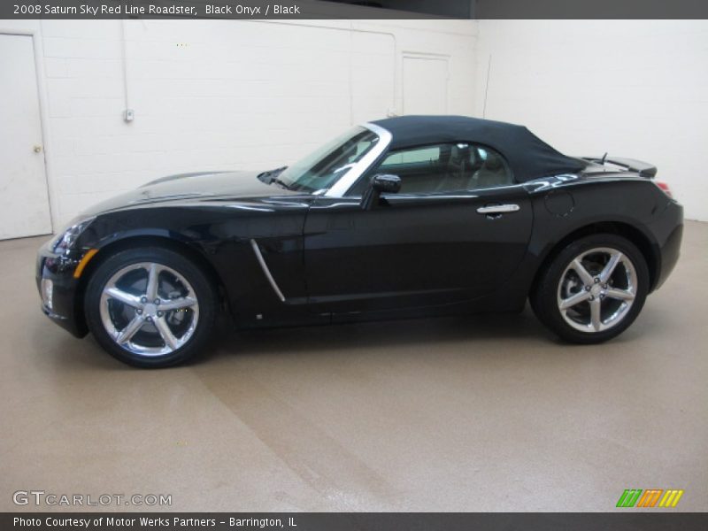 Black Onyx / Black 2008 Saturn Sky Red Line Roadster