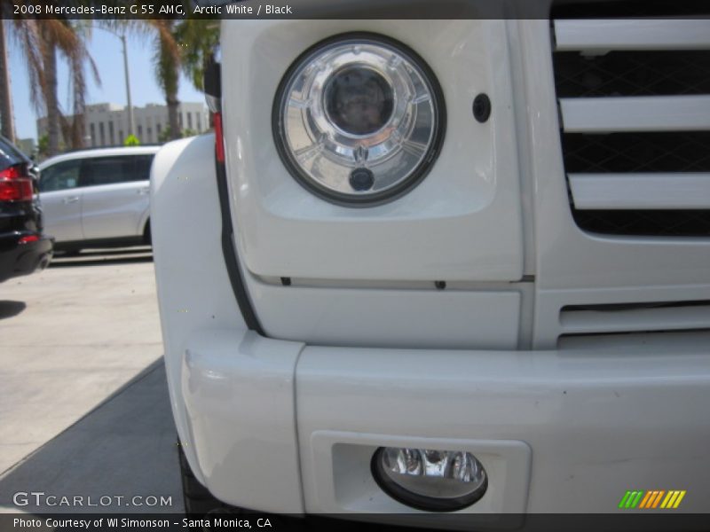 Arctic White / Black 2008 Mercedes-Benz G 55 AMG