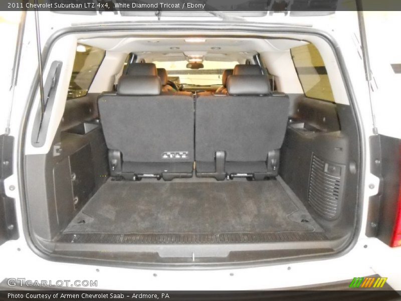 White Diamond Tricoat / Ebony 2011 Chevrolet Suburban LTZ 4x4