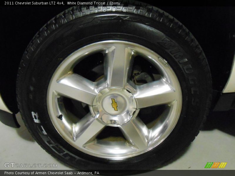 White Diamond Tricoat / Ebony 2011 Chevrolet Suburban LTZ 4x4