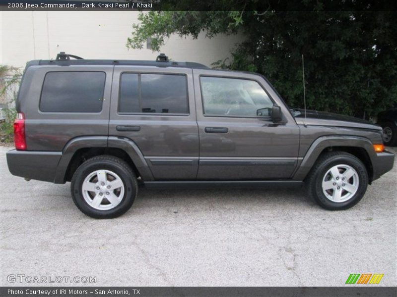 Dark Khaki Pearl / Khaki 2006 Jeep Commander