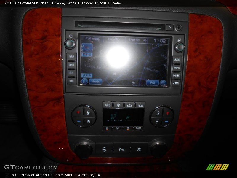 White Diamond Tricoat / Ebony 2011 Chevrolet Suburban LTZ 4x4
