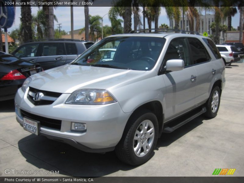 Starlight Silver Metallic / Ebony 2004 Acura MDX