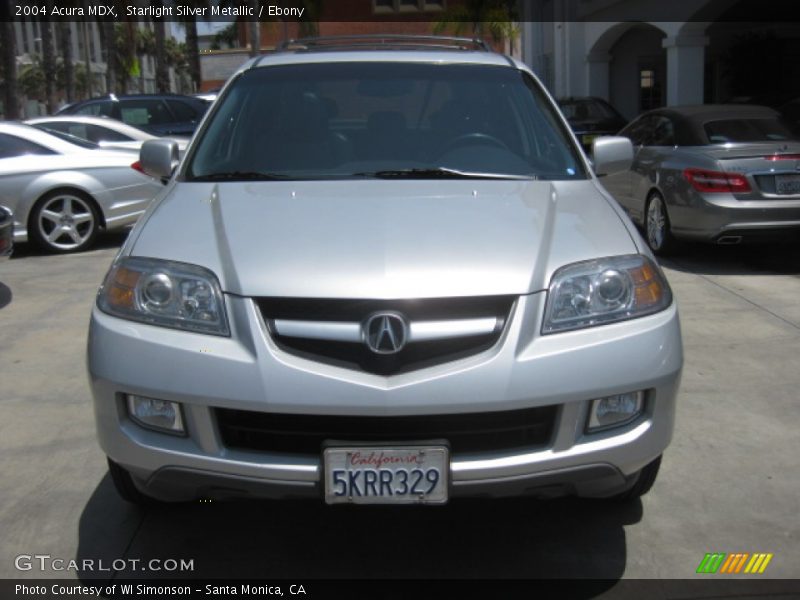 Starlight Silver Metallic / Ebony 2004 Acura MDX