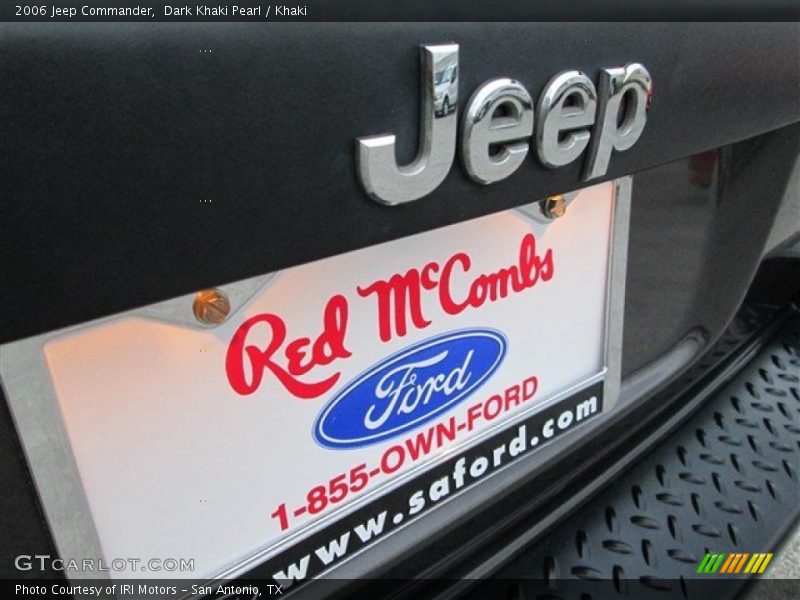 Dark Khaki Pearl / Khaki 2006 Jeep Commander