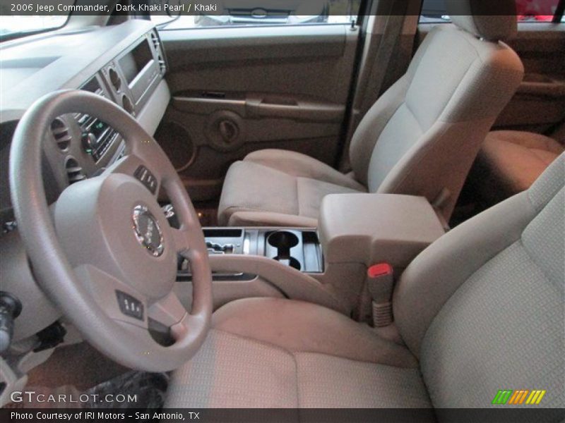 Dark Khaki Pearl / Khaki 2006 Jeep Commander