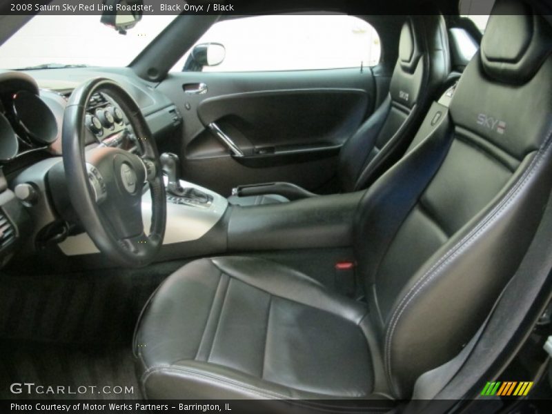 Black Onyx / Black 2008 Saturn Sky Red Line Roadster