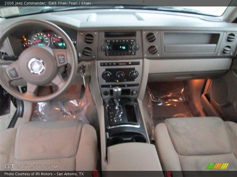 Dark Khaki Pearl / Khaki 2006 Jeep Commander