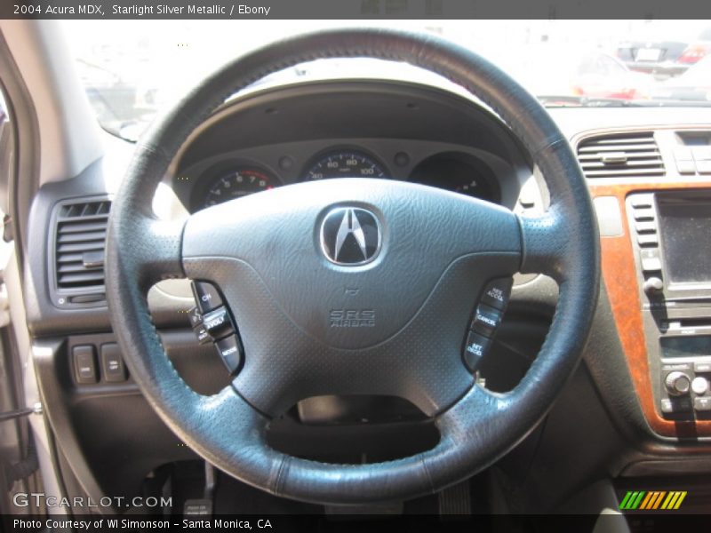 Starlight Silver Metallic / Ebony 2004 Acura MDX