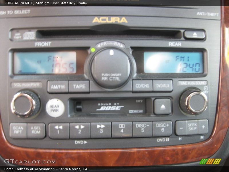 Starlight Silver Metallic / Ebony 2004 Acura MDX