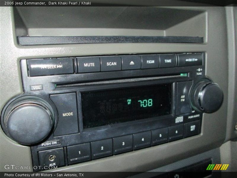 Dark Khaki Pearl / Khaki 2006 Jeep Commander