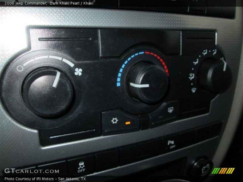 Dark Khaki Pearl / Khaki 2006 Jeep Commander