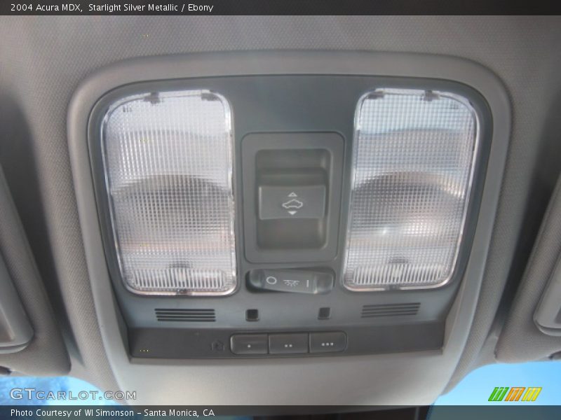 Starlight Silver Metallic / Ebony 2004 Acura MDX