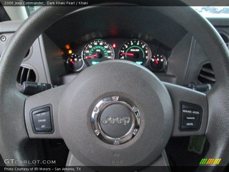 Dark Khaki Pearl / Khaki 2006 Jeep Commander