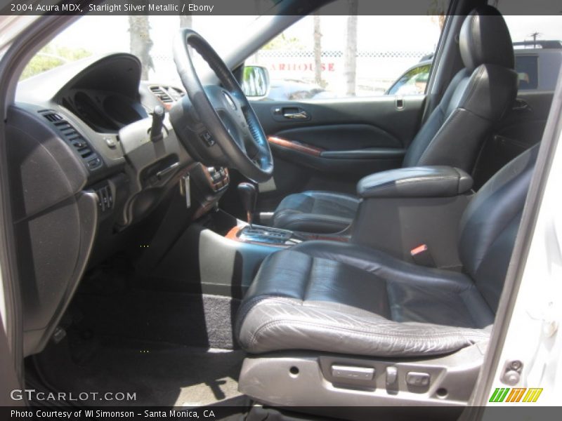 Starlight Silver Metallic / Ebony 2004 Acura MDX