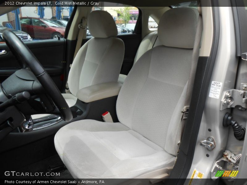 Gold Mist Metallic / Gray 2012 Chevrolet Impala LT