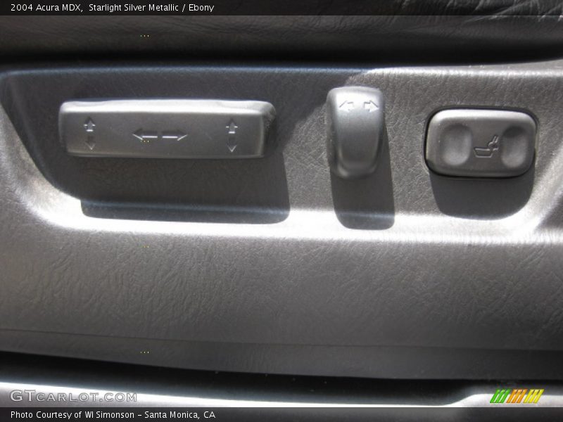 Starlight Silver Metallic / Ebony 2004 Acura MDX