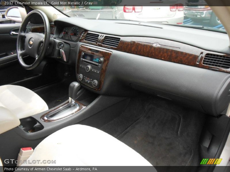 Gold Mist Metallic / Gray 2012 Chevrolet Impala LT