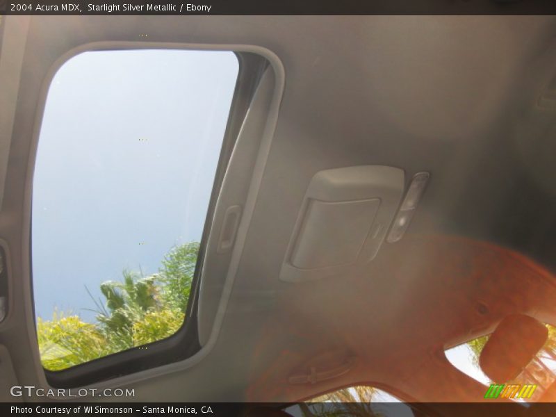 Starlight Silver Metallic / Ebony 2004 Acura MDX