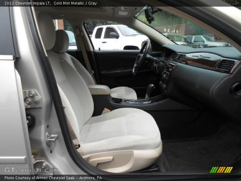 Gold Mist Metallic / Gray 2012 Chevrolet Impala LT