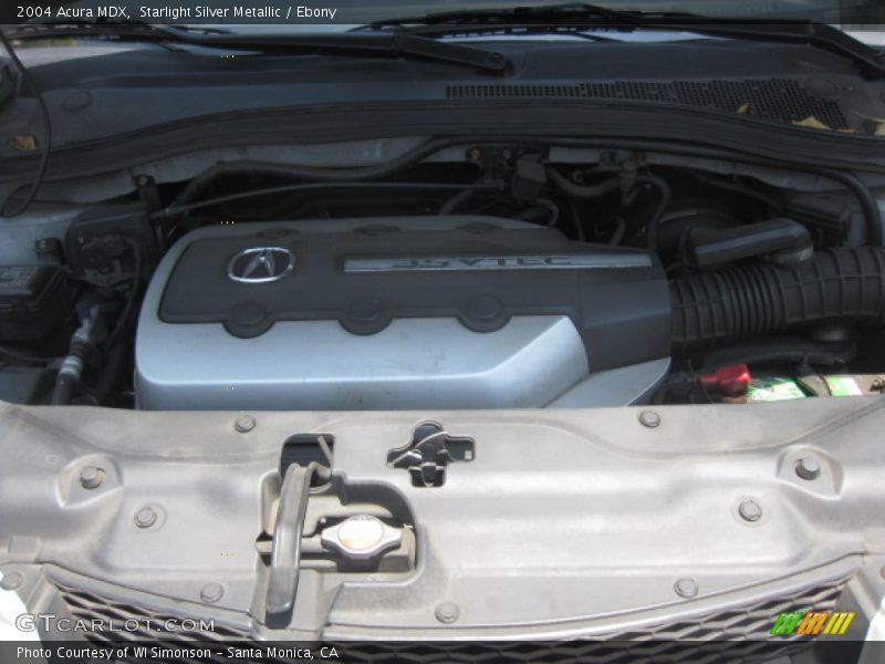Starlight Silver Metallic / Ebony 2004 Acura MDX
