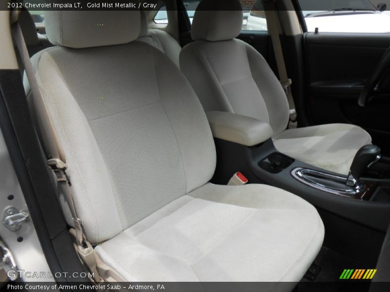 Gold Mist Metallic / Gray 2012 Chevrolet Impala LT