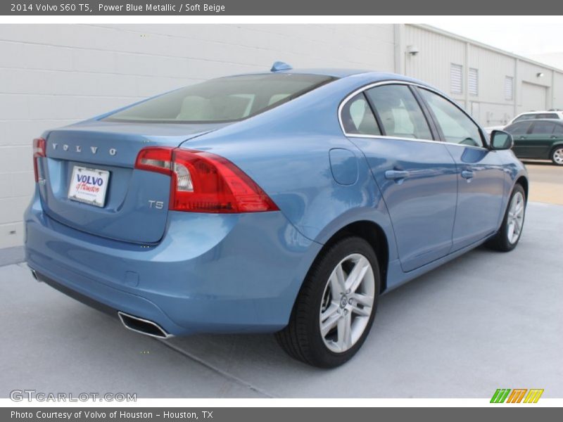 Power Blue Metallic / Soft Beige 2014 Volvo S60 T5