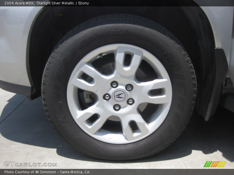 Starlight Silver Metallic / Ebony 2004 Acura MDX