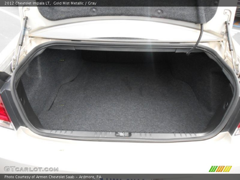 Gold Mist Metallic / Gray 2012 Chevrolet Impala LT