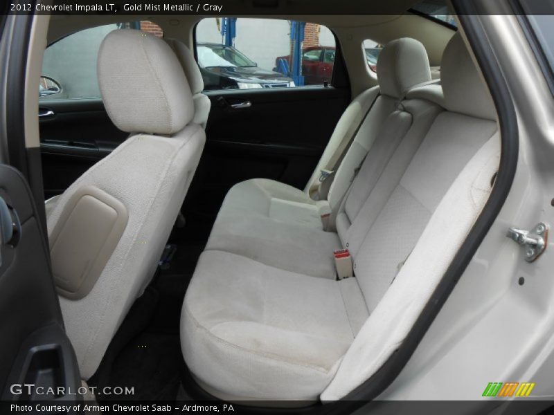 Gold Mist Metallic / Gray 2012 Chevrolet Impala LT