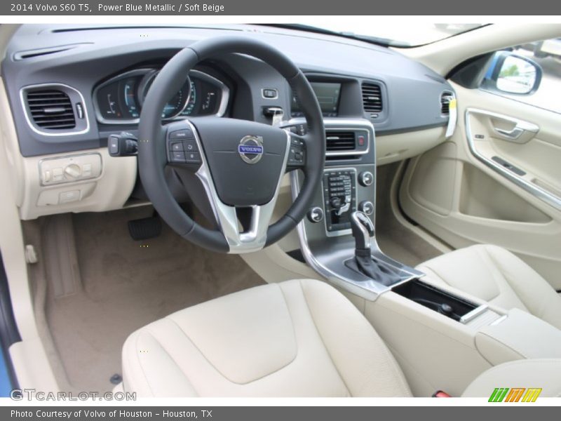  2014 S60 T5 Soft Beige Interior