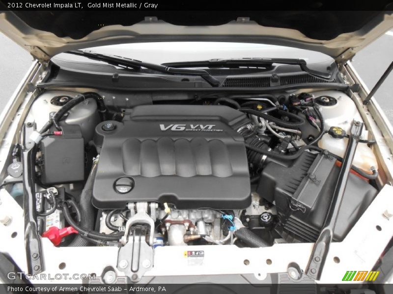 Gold Mist Metallic / Gray 2012 Chevrolet Impala LT