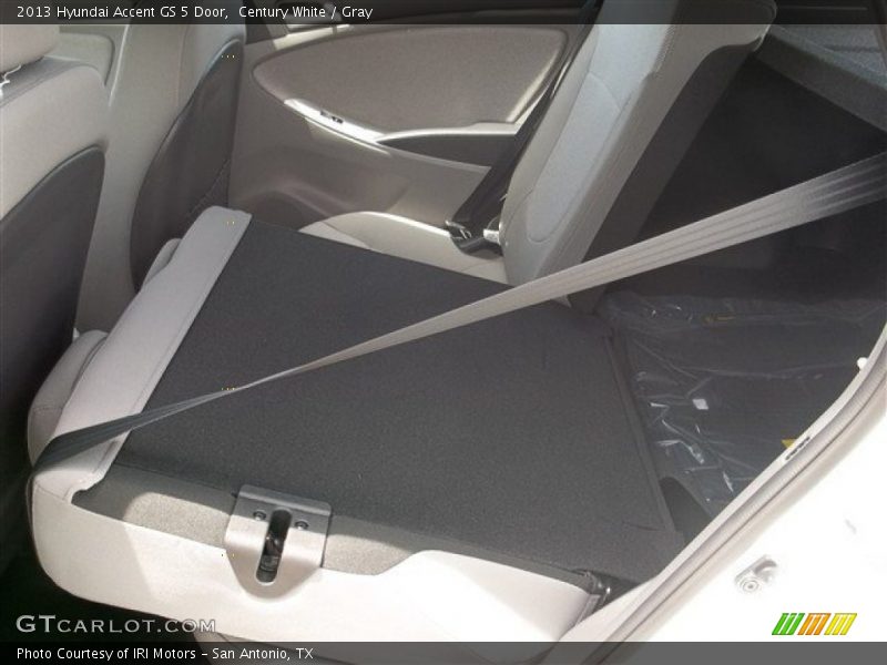 Century White / Gray 2013 Hyundai Accent GS 5 Door
