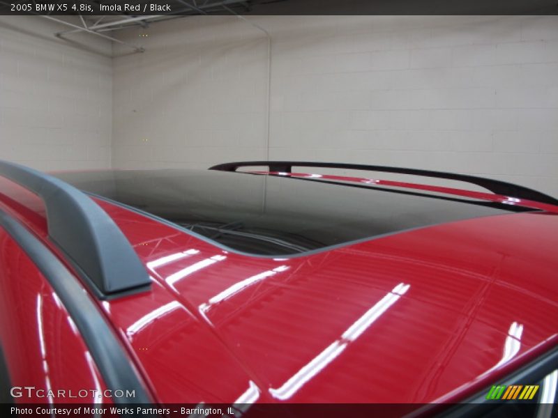 Imola Red / Black 2005 BMW X5 4.8is