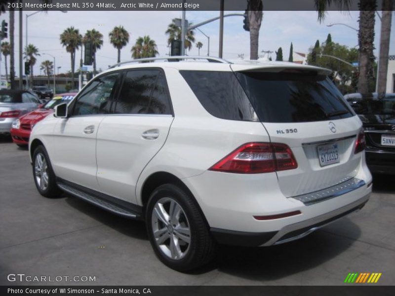 Arctic White / Almond Beige 2013 Mercedes-Benz ML 350 4Matic