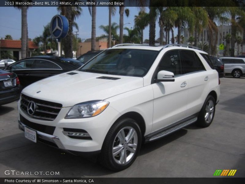 Arctic White / Almond Beige 2013 Mercedes-Benz ML 350 4Matic