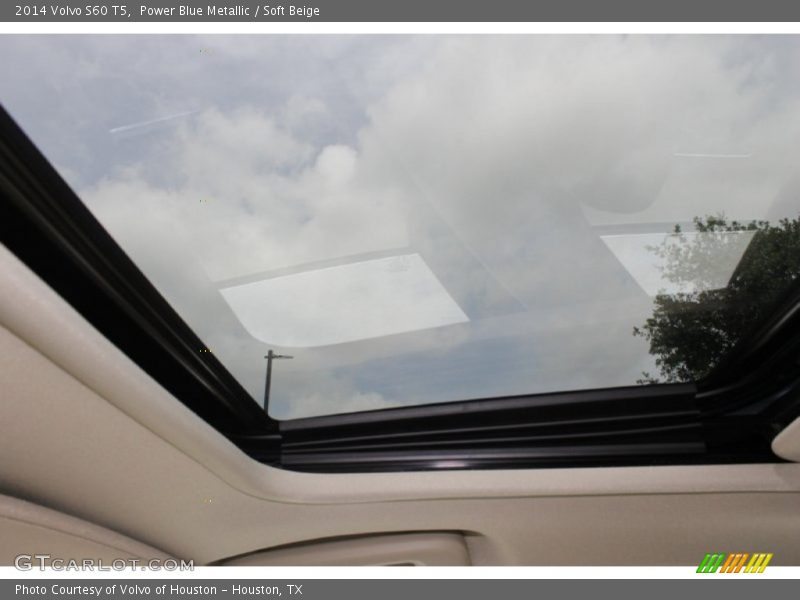 Power Blue Metallic / Soft Beige 2014 Volvo S60 T5